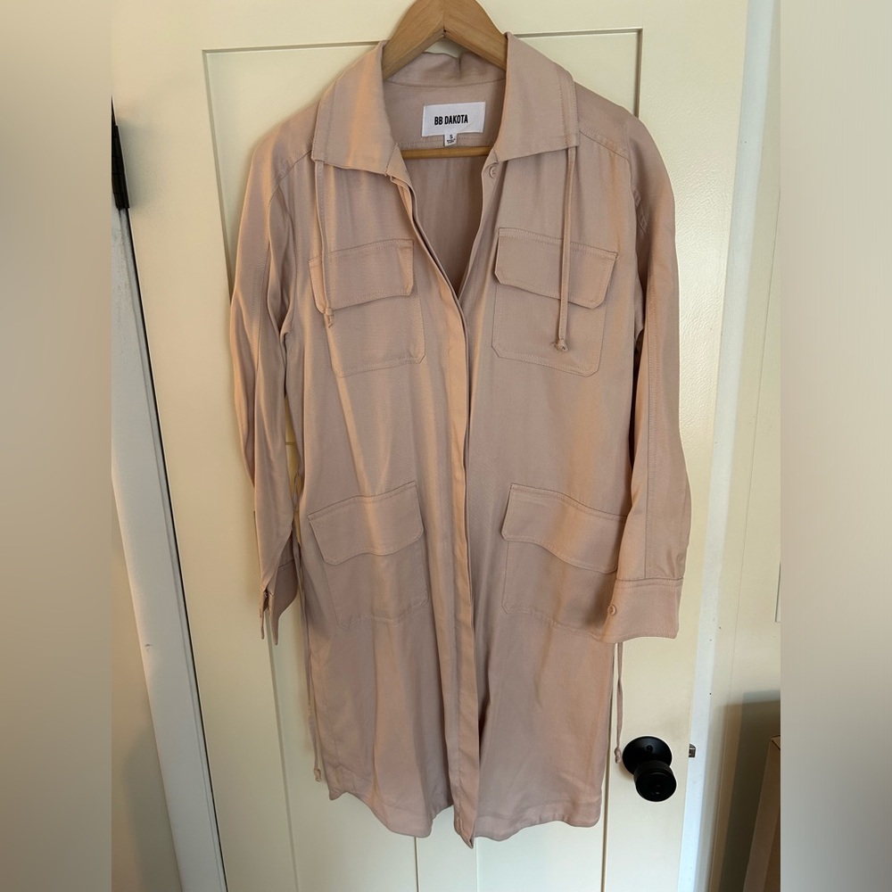 BB Dakota long button up jacket and/or dress size small